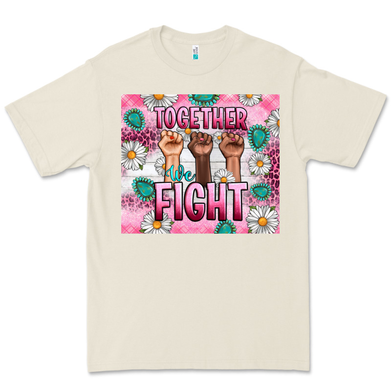 Breast Cancer Together Fight Premium Tee by Artiststas | Teevron