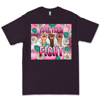 Plum Breast Cancer Together Fight Premium Tee - Artiststas
