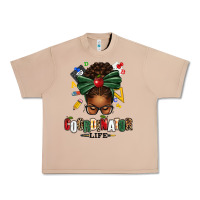 Burro educational coordinator life afro messy bun Urban Heavy Tee - texasbilliewilder