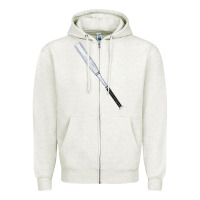 Oatmeal Heather white wooden softball bat Zipper Hoodie - FaDigitalArtStudio