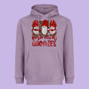 Hangin' With My Gnomies Heavyweight Hoodie Designed By Jahusdesignshop