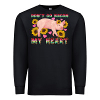 Black western don't go bacon my heart pig Premium Sweatshirt - Artiststas