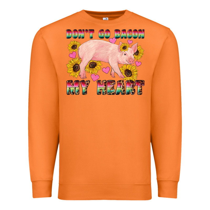 Western Don't Go Bacon My Heart Pig Premium Sweatshirt by Artiststas | Teevron