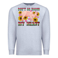 Heather Grey western don't go bacon my heart pig Premium Sweatshirt - Artiststas