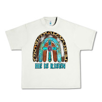 Pistachio He Is Risen Urban Heavy Tee - RanaPortraitStore