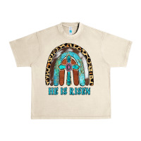 Sandshell He Is Risen Urban Heavy Tee - RanaPortraitStore
