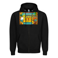 Beach Babe Skinny Metal Can Holder Zipper Hoodie | Teevron