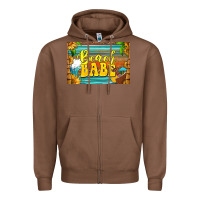 Chestnut beach babe skinny metal can holder Zipper Hoodie - HRA Design Shop