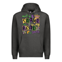 Charcoal Heather ain't no shame in my bead game Premium Hoodie - MaliasSmallBusiness