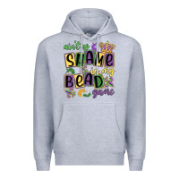 Heather Grey ain't no shame in my bead game Premium Hoodie - MaliasSmallBusiness