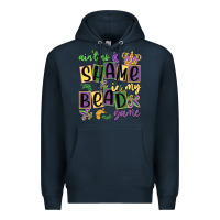 Navy ain't no shame in my bead game Premium Hoodie - MaliasSmallBusiness