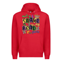 Red ain't no shame in my bead game Premium Hoodie - MaliasSmallBusiness
