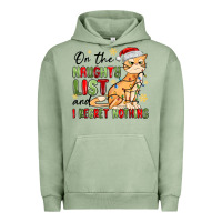 Pigment Oil Green on the naughty list and i regret nothing Urban Hoodie - MaliasSmallBusiness