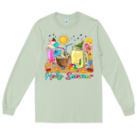 Matcha hello summer drinks Long Sleeve Tee - texasbilliewilder