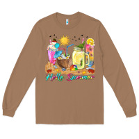 Toasted Coconut hello summer drinks Long Sleeve Tee - texasbilliewilder