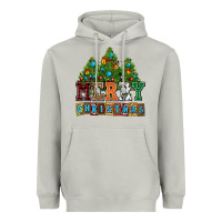 Moon Dust merry christmas with christmas trees Heavyweight Hoodie - AdoDesignShop