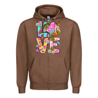Chestnut Love Easter Zipper Hoodie - Neo Western