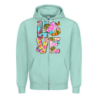 Seafoam Love Easter Zipper Hoodie - Neo Western