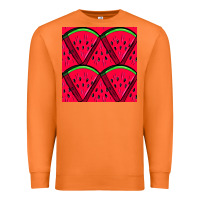 Carrot Watermelon Slices Seamless Pattern Premium Sweatshirt - BundleAndBundleShop
