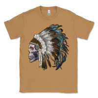 Toasted Coconut skull with indian headdress Classic Tee - RanaPortraitStore