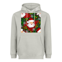 Moon Dust Christmas Santa Claus Seamless Pattern Heavyweight Hoodie - BundleAndBundleShop