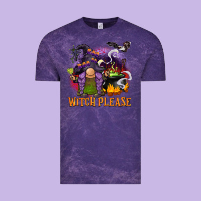 Witch Please Vintage Tee Designed By Barkaloodesign