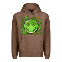 Chestnut checkered st. patrick's day Premium Hoodie - MaliasSmallBusiness