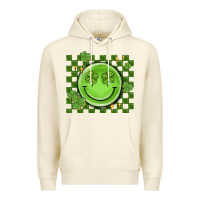 Sandshell checkered st. patrick's day Premium Hoodie - MaliasSmallBusiness