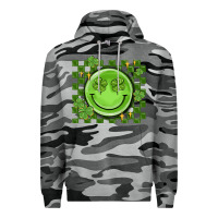 Slate Camo checkered st. patrick's day Premium Hoodie - MaliasSmallBusiness