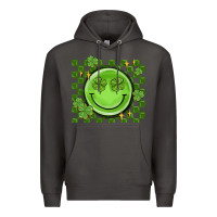 Smoke checkered st. patrick's day Premium Hoodie - MaliasSmallBusiness
