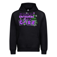 Black all i want for christmas is a cure pancreatic canc Urban Hoodie - MaliasSmallBusiness