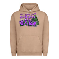 Pigment Burro all i want for christmas is a cure pancreatic canc Urban Hoodie - MaliasSmallBusiness