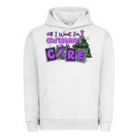 Pigment Lunar Rock all i want for christmas is a cure pancreatic canc Urban Hoodie - MaliasSmallBusiness