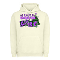 Pigment Pistachio all i want for christmas is a cure pancreatic canc Urban Hoodie - MaliasSmallBusiness