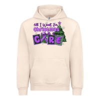 Sandshell all i want for christmas is a cure pancreatic canc Urban Hoodie - MaliasSmallBusiness