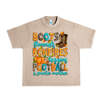 French Oak Boots flannels bonfires leggins American Football Urban Heavy Tee - RanaPortraitStore