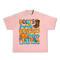 Salmon Boots flannels bonfires leggins American Football Urban Heavy Tee - RanaPortraitStore