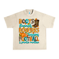 Sandshell Boots flannels bonfires leggins American Football Urban Heavy Tee - RanaPortraitStore