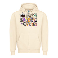 Sandshell spooky vibes Zipper Hoodie - CowhideDigitalArt