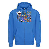 True Royal spooky vibes Zipper Hoodie - CowhideDigitalArt