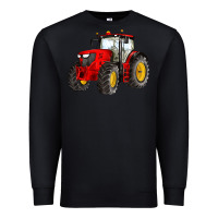 Black western farm tractor red Premium Sweatshirt - Artiststas