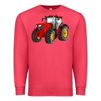 Cardinal western farm tractor red Premium Sweatshirt - Artiststas