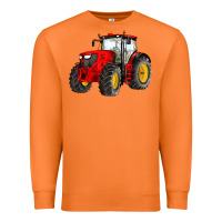 Carrot western farm tractor red Premium Sweatshirt - Artiststas