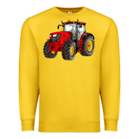 Lemon western farm tractor red Premium Sweatshirt - Artiststas