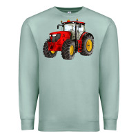 Seafoam western farm tractor red Premium Sweatshirt - Artiststas
