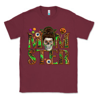 Burgundy Momster Classic Tee - texasbilliewilder