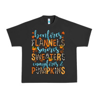 Pigment Black Bonfires flannels Urban Heavy Tee - RanaPortraitStore