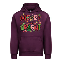 Mauve Wine merry and bright Urban Hoodie - MaliasSmallBusiness