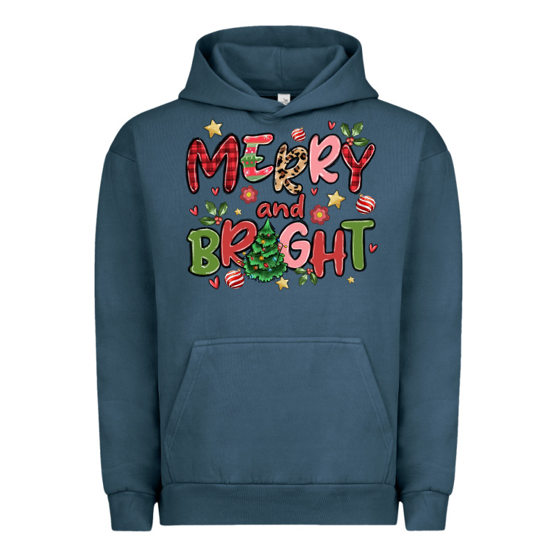 Merry And Bright Urban Hoodie by MaliasSmallBusiness | Teevron