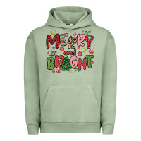 Pigment Oil Green merry and bright Urban Hoodie - MaliasSmallBusiness
